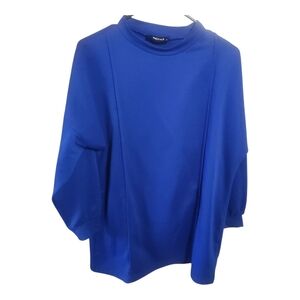 Navy Blue Long Sleeve Top